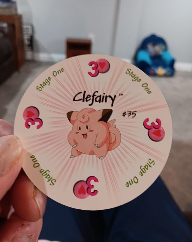 1999 Pokemon Rummy #35 Clefairy — front