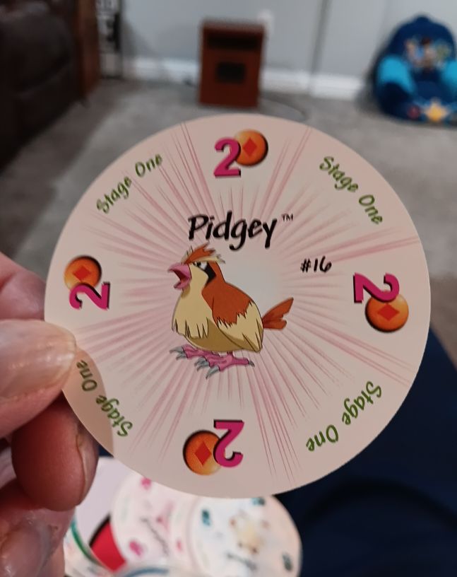 1999 Pokemon Rummy #16 Pidgey — front
