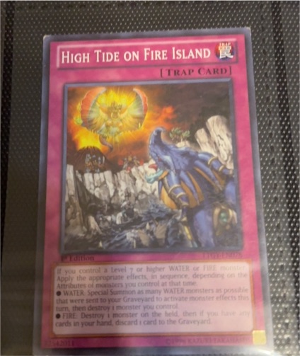 Yu-Gi-Oh! Lord of the Tachyon Galaxy LTGY-EN078 High Tide on Fire Island — front