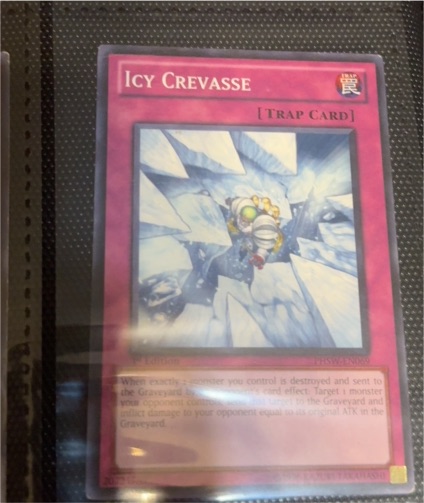 2013 Yu-Gi-Oh! SP13-EN037 Icy Crevasse — front
