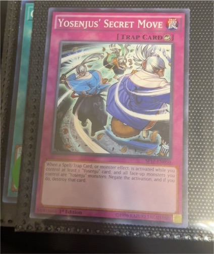 Yosenjus' Secret Move THSF-EN009 Yu-Gi-Oh! — front