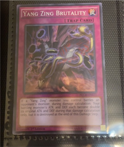 2014 Yu-Gi-Oh! NECH-EN071 Yang Zing Brutality — front