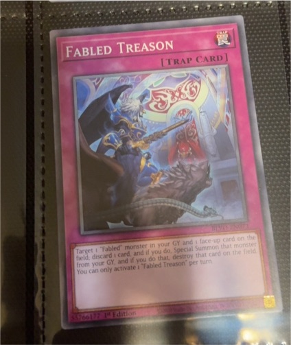 2022 Yu-Gi-Oh! MP22-EN041 Fabled Treason — front