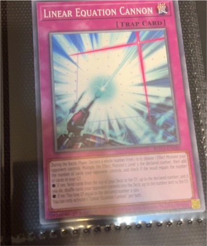 2020 Yu-Gi-Oh! Blazing Vortex #BLVO-EN080 Linear Equation Cannon — front