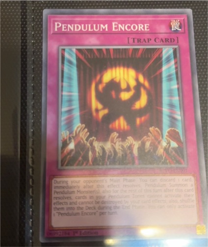 Yu-Gi-Oh! 2016 MP16-EN086 Pendulum Encore — front