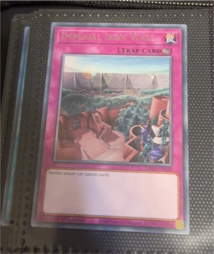 Yu-Gi-Oh! Imperial Iron Wall TAMA-EN058 — front
