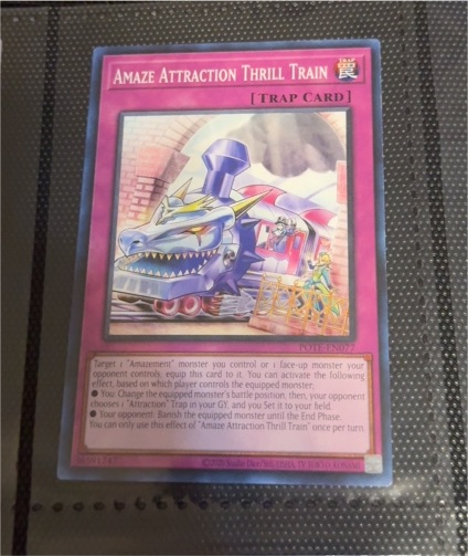 2022 Yu-Gi-Oh! Power of the Elements #POTE-EN077 Amaze Attraction Thrill Train — front