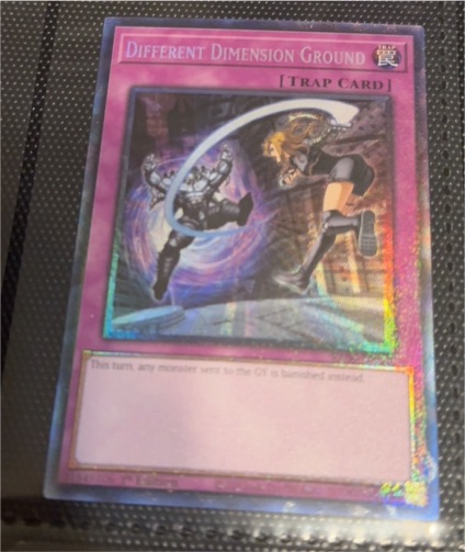 2023 Yu-Gi-Oh! RA04-EN101 Different Dimension Ground — front