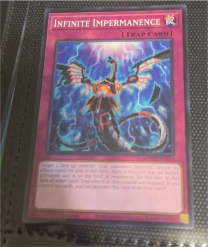 2020 Yu-Gi-Oh! SDCS-EN036 Infinite Impermanence — front