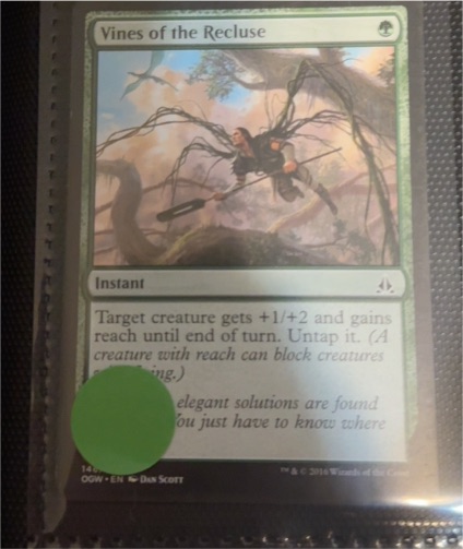 2016 Oath of the Gatewatch #146 Vines of the Recluse — front