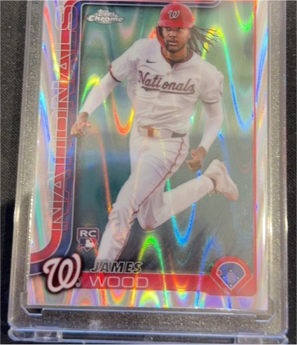 2025 Topps Chrome #132 James Wood — front
