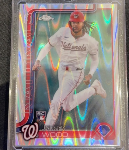2025 Topps Chrome #132 James Wood — front