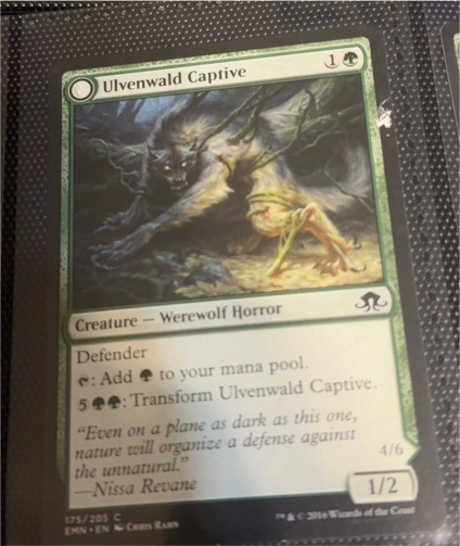 2016 Magic: The Gathering #135 Ulvenwald Captive — front