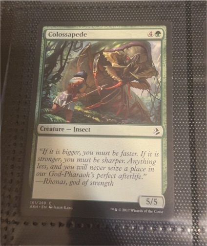 2017 Magic: The Gathering #61 Colossapede — front