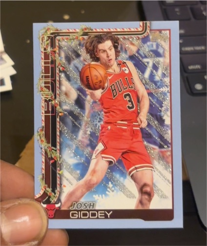 2025-26 Topps Holiday #H28 Josh Giddey — front