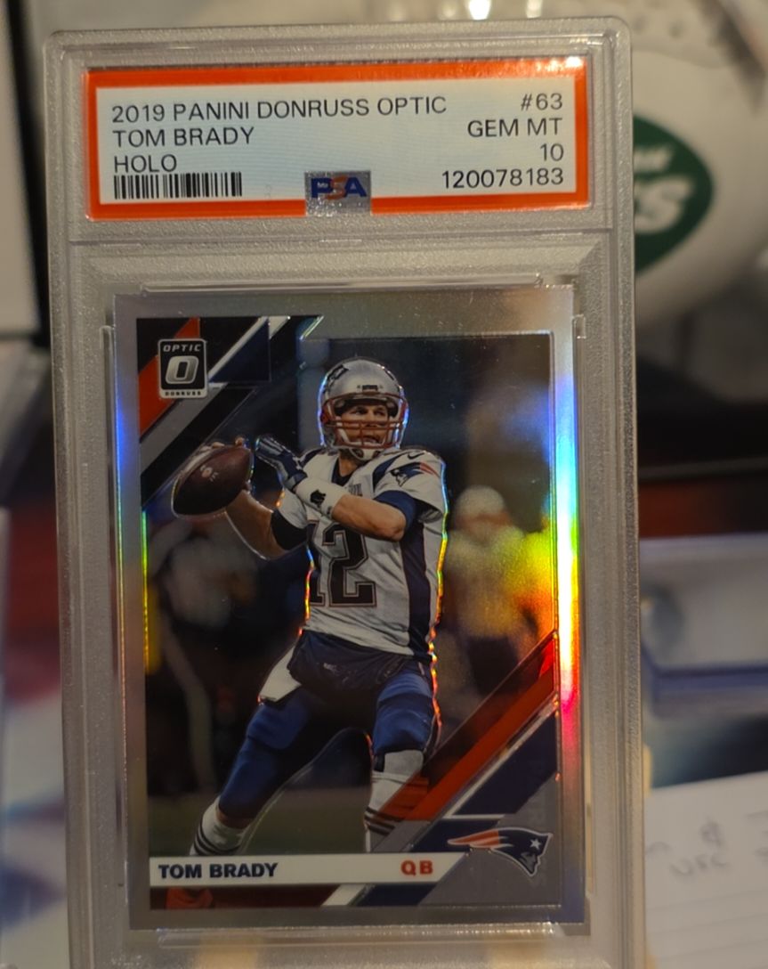 2019 Panini Donruss Optic #63 Tom Brady — front