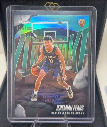 2025-26 Topps Chrome #YQ-7 Jeremiah Fears Youthquake Rookie — front