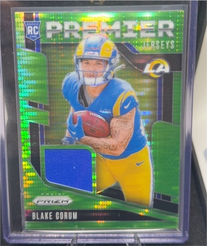 2024 Panini Prizm Premier Jerseys #PJ-BCM Blake Corum — front
