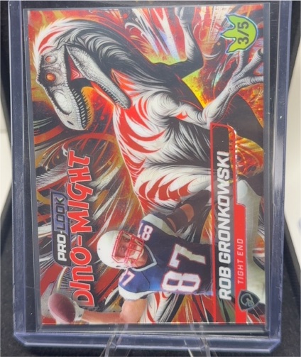 2024 Wild Card Pro Look Dino-Might #Rob Gronkowski — front