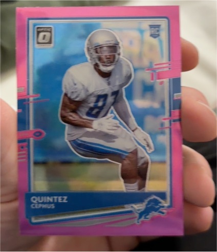 2020 Donruss Optic #130 Quintez Cephus — front