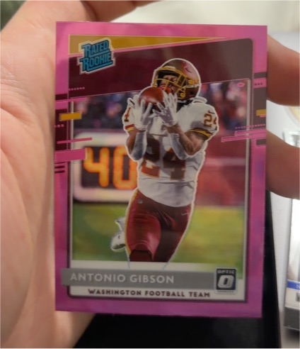 2020 Panini Donruss Optic #185 Antonio Gibson — front