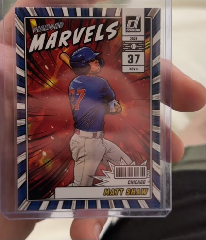 2025 Donruss Diamond Marvels #20 Matt Shaw — front