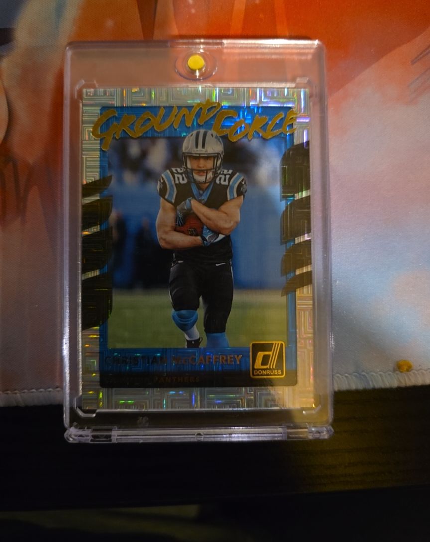2017 Donruss Ground Force #18 Christian McCaffrey — front