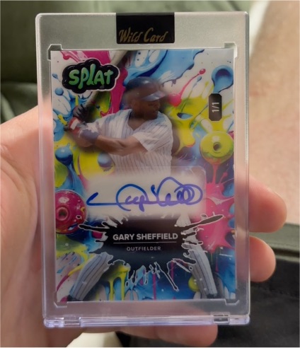 2024 Wild Card Splat #1/1 Gary Sheffield — front