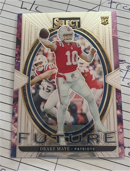 2024 Panini Select #5 Drake Maye Select Future — front