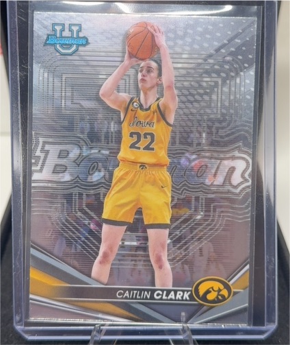 2022-23 Bowman University Best #50 Caitlin Clark — front