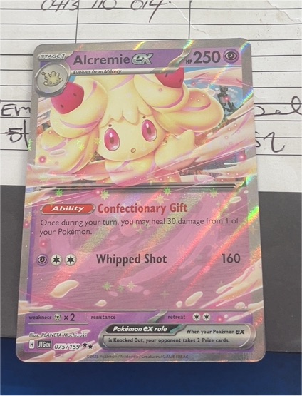 2023 Pokémon Journey Together #075 Alcremie ex — front