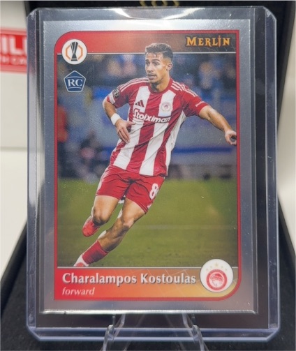2024-25 Topps Merlin UEFA #180 Charalampos Kostoulas — front