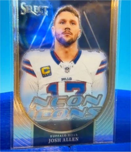 2023 Panini Select Neon Icons #NI-JAL Josh Allen — front