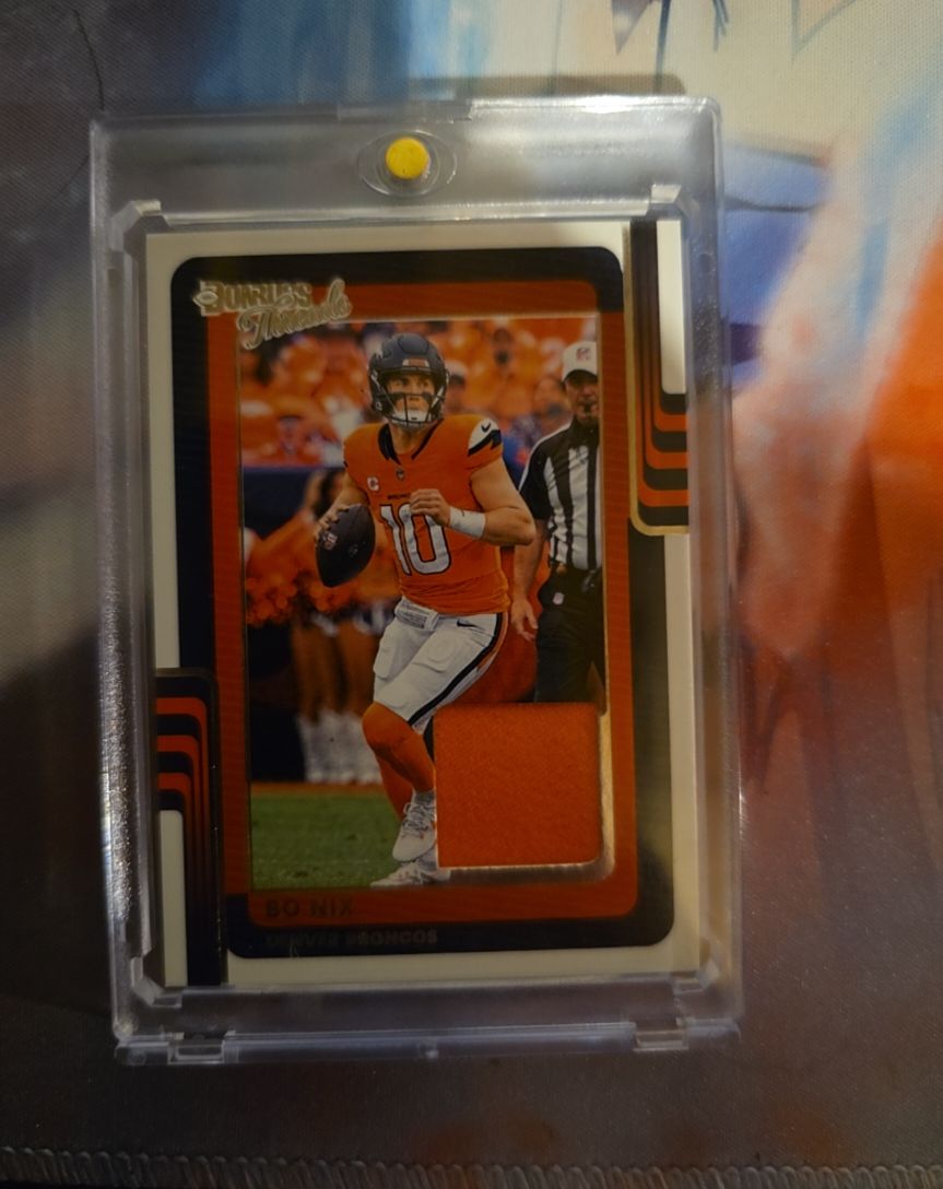 2025 Panini Donruss Threads #DTH-BNX Bo Nix — front