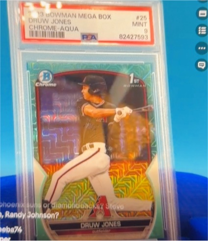 2023 Bowman Chrome Mega Box #25 Druw Jones — front