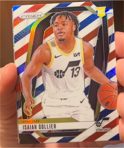 2024-25 Panini Prizm #227 Isaiah Collier — front