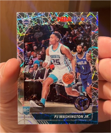 2019-20 Panini NBA Hoops Premium Stock #209 PJ Washington Jr. — front
