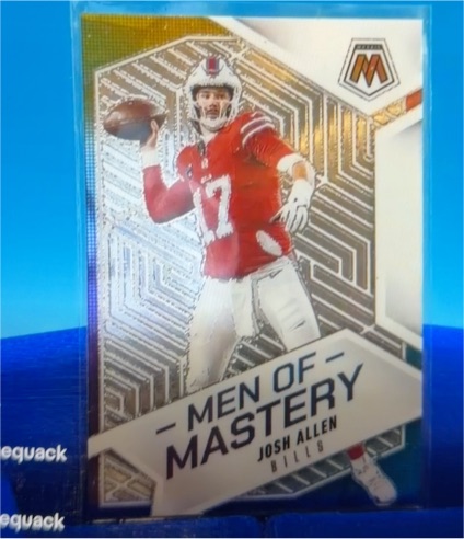 2025 Panini Mosaic Men of Mastery #11 Josh Allen — front