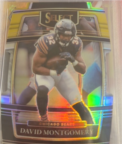 2021 Panini Select #8 David Montgomery — front