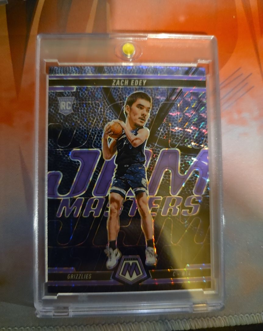 2024-25 Panini Mosaic #6 Zach Edey Jam Masters — front