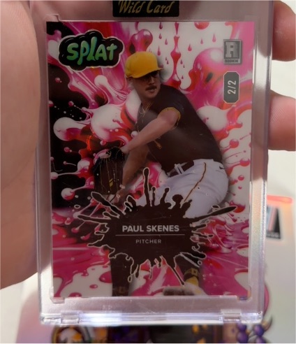 2024 Wild Card Splat #2/2 Paul Skenes — front