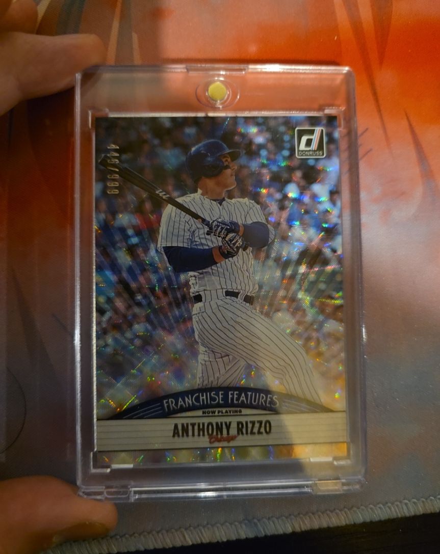 2019 Donruss Franchise Features #FF-10 Anthony Rizzo — front