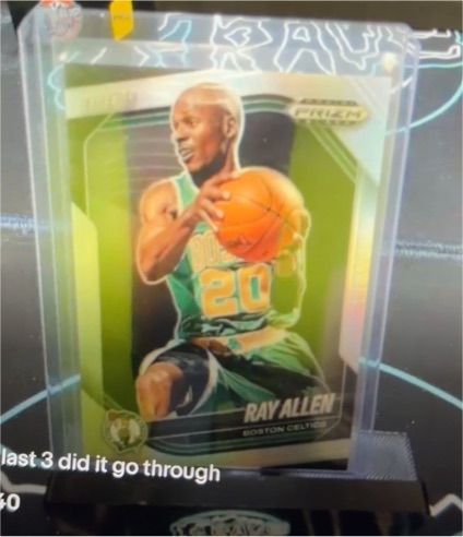 2024-25 Panini Prizm Black #273 Ray Allen — front