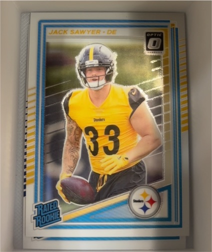 2025 Panini Donruss Optic #220 Jack Sawyer Rated Rookie — front