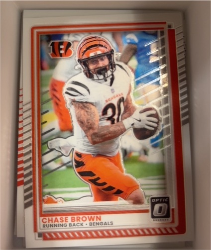 2025 Panini Donruss Optic #197 Chase Brown — front