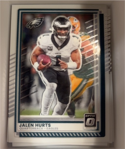 2025 Donruss Optic #14 Jalen Hurts — front