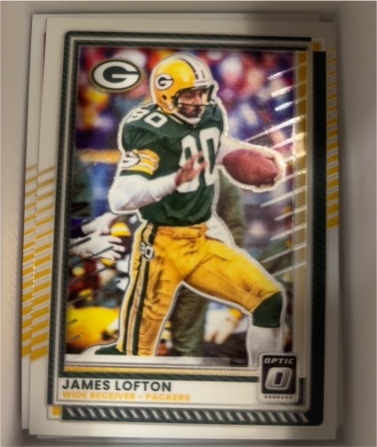 2025 Donruss Optic #72 James Lofton — front