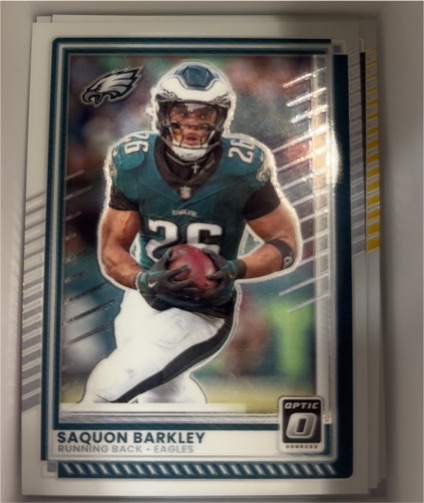 2025 Donruss Optic #15 Saquon Barkley — front