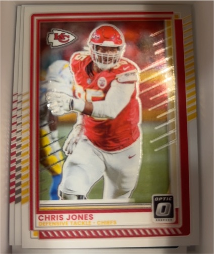 2025 Panini Donruss Optic #106 Chris Jones — front