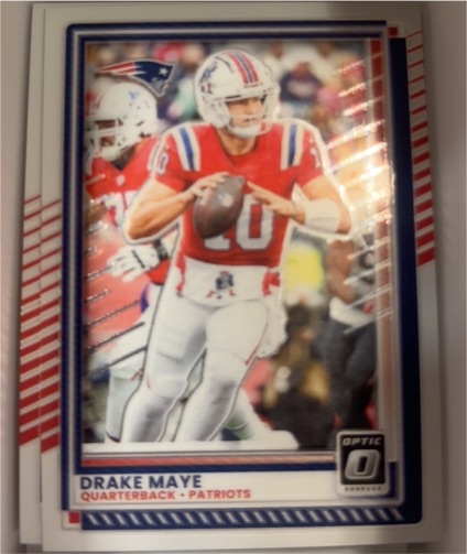 2025 Donruss Optic #47 Drake Maye — front